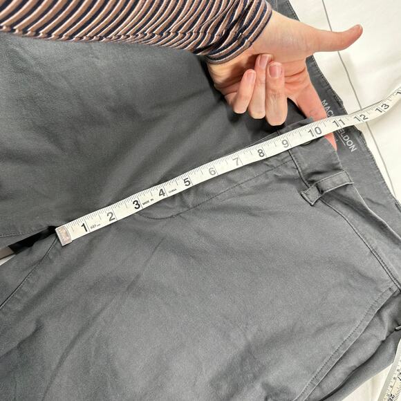 Mack Weldon Pants Mens 35/36 Asphalt Gray Maverick Tech Chino Stretch Modern - Picture 7 of 8
